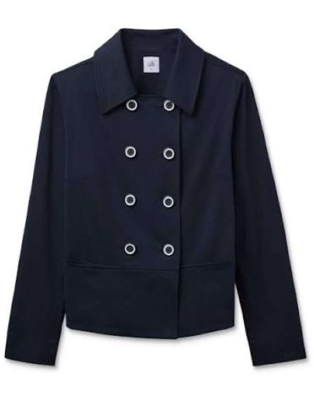 cabi 6848 Portside Jacket large  Double-Breasted Navy Women's Jacket